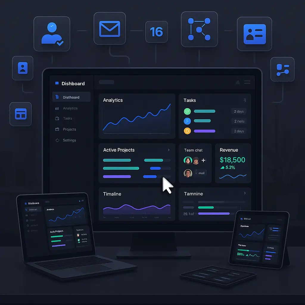 Panel de control unificado para gestionar todos los procesos